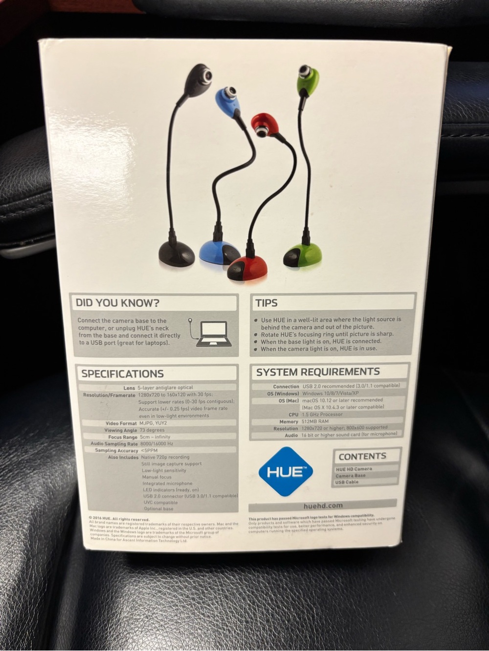 HUE Blue Flexible USB Camera
